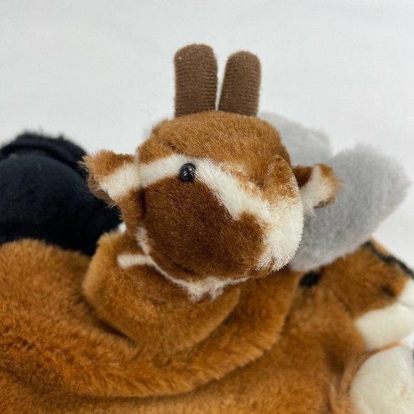 Nanco Hand Puppet Gorilla Giraffe Elephant Tiger Bear Glove Pretend Play - Picture 4 of 8